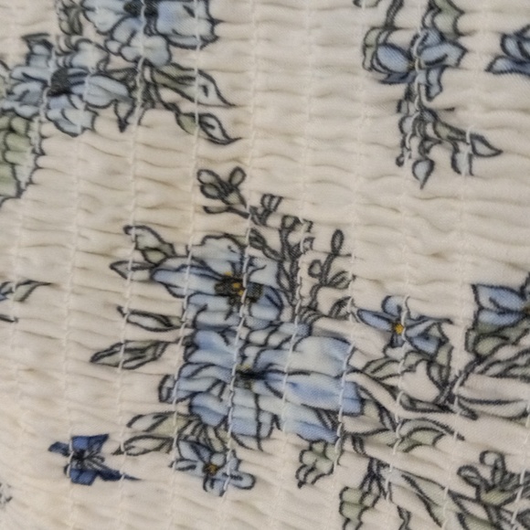 High-Low Boho Dress Dark Florals Plus Size Stretch Soft Homecoming White dainty - Picture 13 of 13